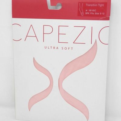 Capezio Ultra Soft Transition Tights #1816C Ballet Pink Sz 8-12 Girl 50-90lb New