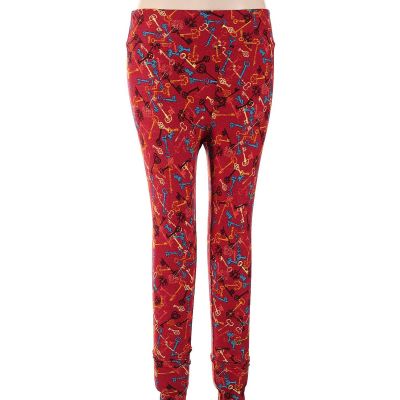 Lularoe Women Red Leggings 1X Plus