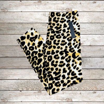 Women’s Leggings Cheetah Print Plus Size 1X-2X NWT Extra Stretchy Buttery Soft