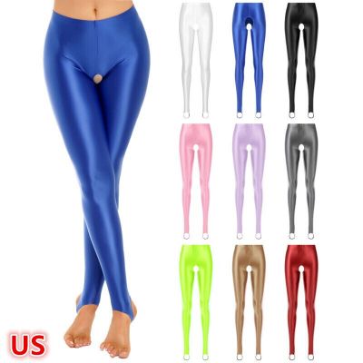 Women's Underpants Shiny Pants High Waist Trousers Hosiery Pantyhose Compression