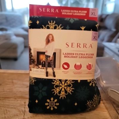 WOMEN'S Serra Plush Leggings, XL, 16-18, NW, Holiday