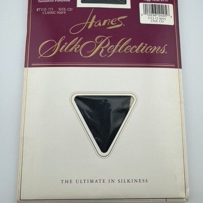 Hanes Silk Reflections Silky Sheer Ultimate Silkness Sandalfoot Pantyhose