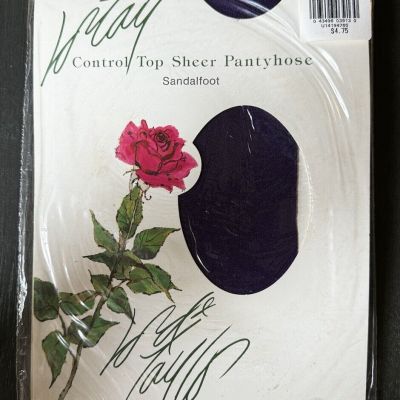 VTG 80’s Lord And Taylor Control Top Sheer Pantyhose Plum Color Sizes D & C