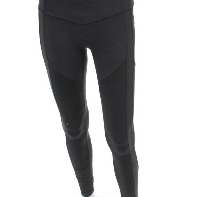 Lululemon Womens High Waisted Elastic Slip-on Leggings Black Size M