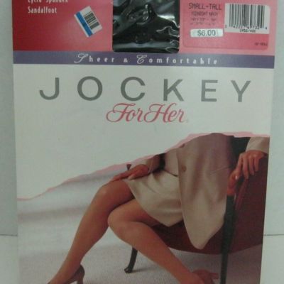 Vintage Pantyhose Jockey For Her Size Small Tall 1994 Midnight Navy NIP