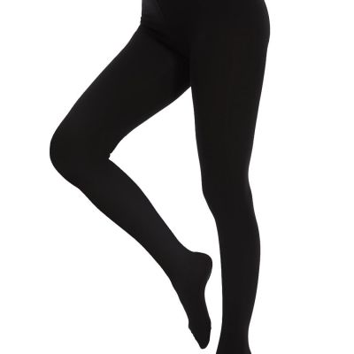 Womens Winter Warm Fleece Lined Tights Opaque Fashion Thermal Tights Thick Le...