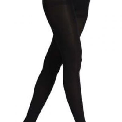 240D Soft Opaque Tights for Women, Solid Color High Waist XX-Large Black