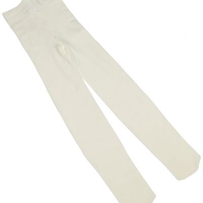 Girls 2-6x Pima Cotton Tights Ivory 2-4 Years