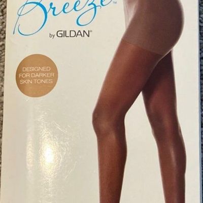 Gildan Sheer Breeze Nylon Pantyhose Black Size B