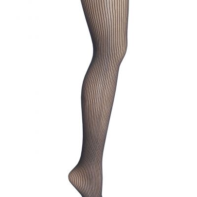 L375  Hanes Black Women's Micro Ribbed Fashion Tights Style