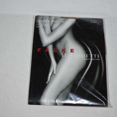 FALKE SILHOUETTE Control Panty 20 Tights Transperent Matt Powder Size:M/L