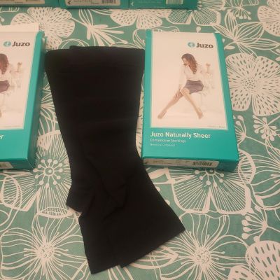 Juzo NATURALLY SHEER 2100 OT Knee High Stockings Compression 15-20 Size & Color