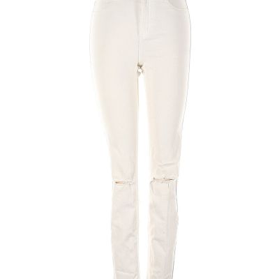 Trafaluc by Zara Women Ivory Jeggings 4