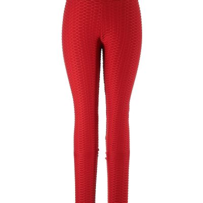 Unbranded Women Red Leggings L