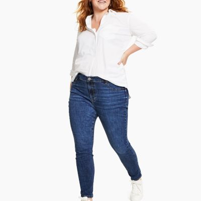 Style & Co Womens Plus Size High-Rise Jeggings-16W