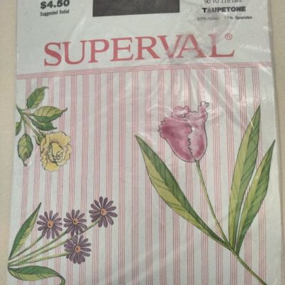 SUPERVAL TAUPETONE size A Panty Hose Control Top  ^