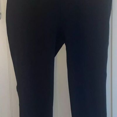 Spanx Women's Plus Ponte Slit Hem Leggings 2X /TG Style 20262R Black Pull On