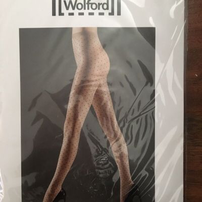 Wolford Daria Tights Pantyhose Color: Sahara/Black Medium 14477 - 12