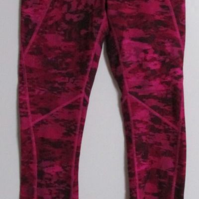 Women's The North Face Thermal Leggings Pink Digital Camo Size Small