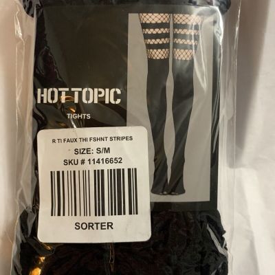 Hot Topic Fashion Tights - Striped Nets