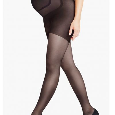 Falke L115907 Womens Black 9 Months 20 Denier Maternity Tights Size L