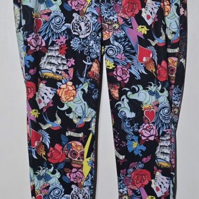 Ladies Torrid Tattoo Leggings Size 3