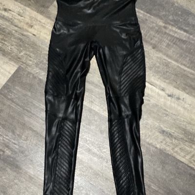 Spanx Moto Faux Leggins