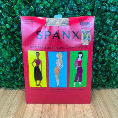 NWT Spanx by Sara Blakely Footless Pantyhose Nude Size A Control Top Invisible