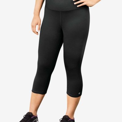 Champion Womens Plus Size Smooth Tech Capri Leggings-X-Large