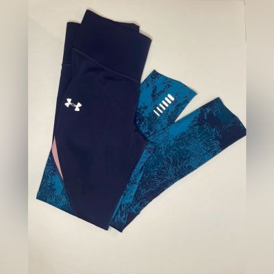 Under armour navy crop printed leggings