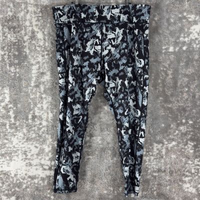 Juno Active Plus Sz 5x Active Leggings High Rise Stretch Pants Abstract Print