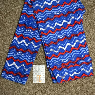 LuLaRoe Leggings - 4th of July - Red, White and Blue - Size TC