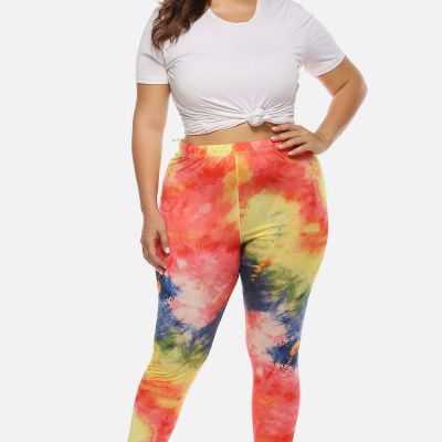 Plus Size Tie Dye Legging