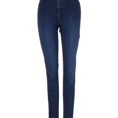 Topshop Women Blue Jeggings 28W