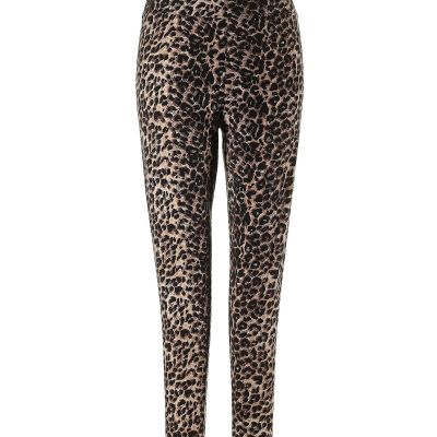 Eevee Women Brown Leggings 0X Plus