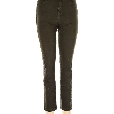 Style&Co Women Green Jeggings 6 Petites