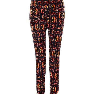 Lularoe Women Orange Leggings 1X Plus