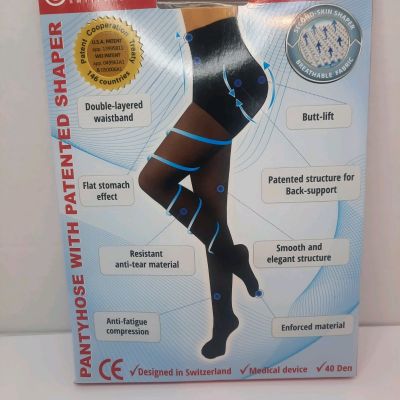 Sankom Pantyhose With Shaper Brown Size 3-4