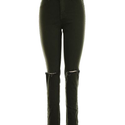 Fashion Nova Women Green Jeggings 28W