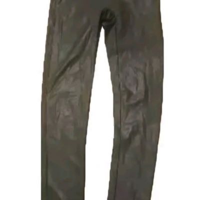 Spanx Green Legging Shape Wear Compression Pants Shiny L