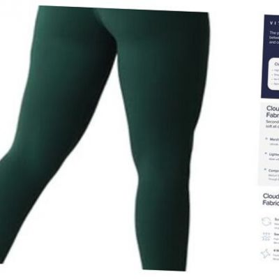 Vitality Cloud II Workout Leggings for Women, High Waist Yoga XX-Small Forest