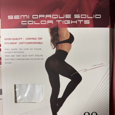 Frola Semi Opaque Solid Color Tights