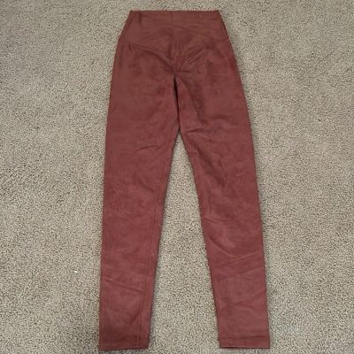 Aerie Offline Crossover Leggings Small Pleather Look