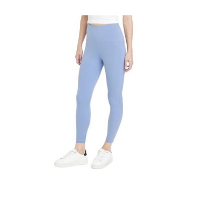 A New Day Womens Pants Blue Leggings High Waisted 7/8 Length L (12-14)