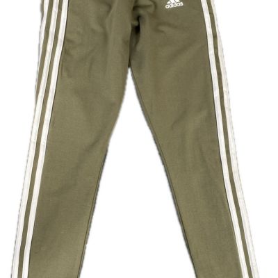 Adidas Essentials 3-Stripes Leggings Plus Size Women's Size XS Olive Green NWT