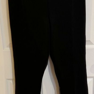 Smooth and Sleek Plus Sz 2X Rich Black Color Leggings New