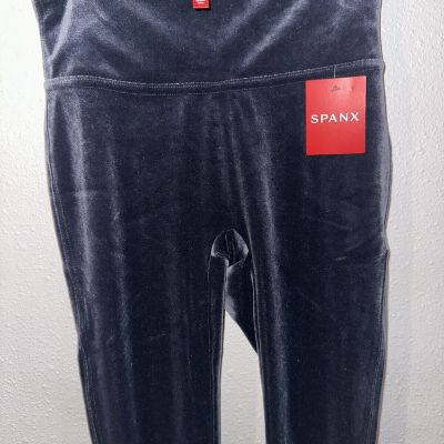 Spanx NWT Velvet Velour Leggings Classic Navy Women’s Size XS