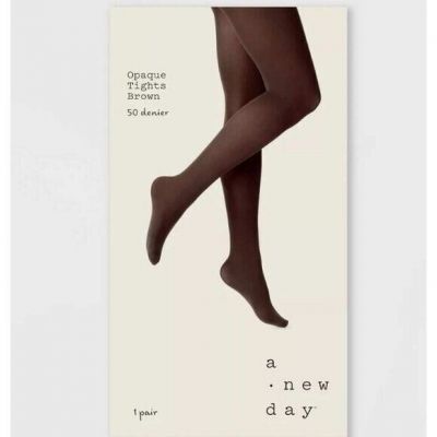 Women's 50D Opaque Tights  A New Day S/M