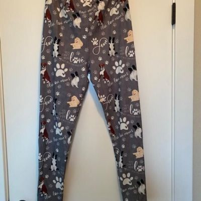 Rescue Dog TC/Plus Size Leggings Size 12-20