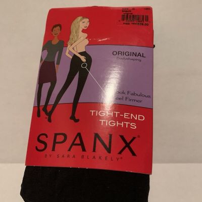 Spanx Original Body Shaping Tight-End Tights Black C Up To  6'  & 180 Lbs NWT